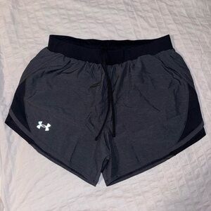Under Armour Women's Gray and Black Shorts